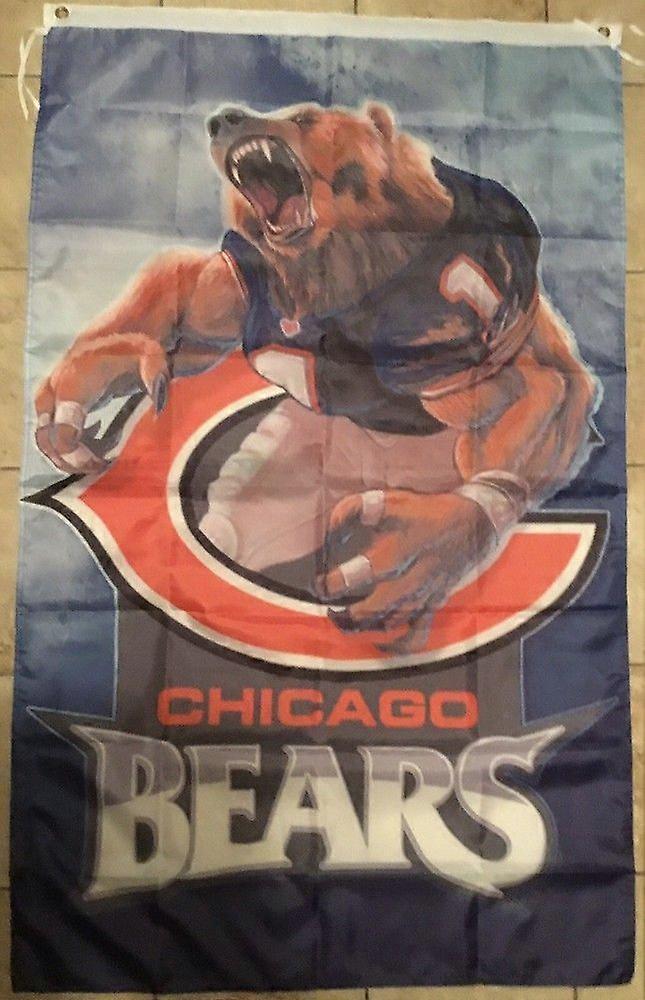 Chicago Bears basebollflagga Q0558