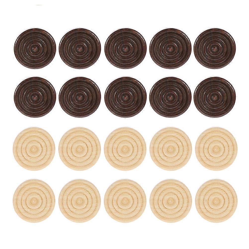 96st Universal Round Backgammon Chess Chessman Wood Backgammon Schackpjäser