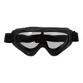 Winddichte Skibrille für Outdoor-Sportarten, 1 Paar, Schwarz, Material