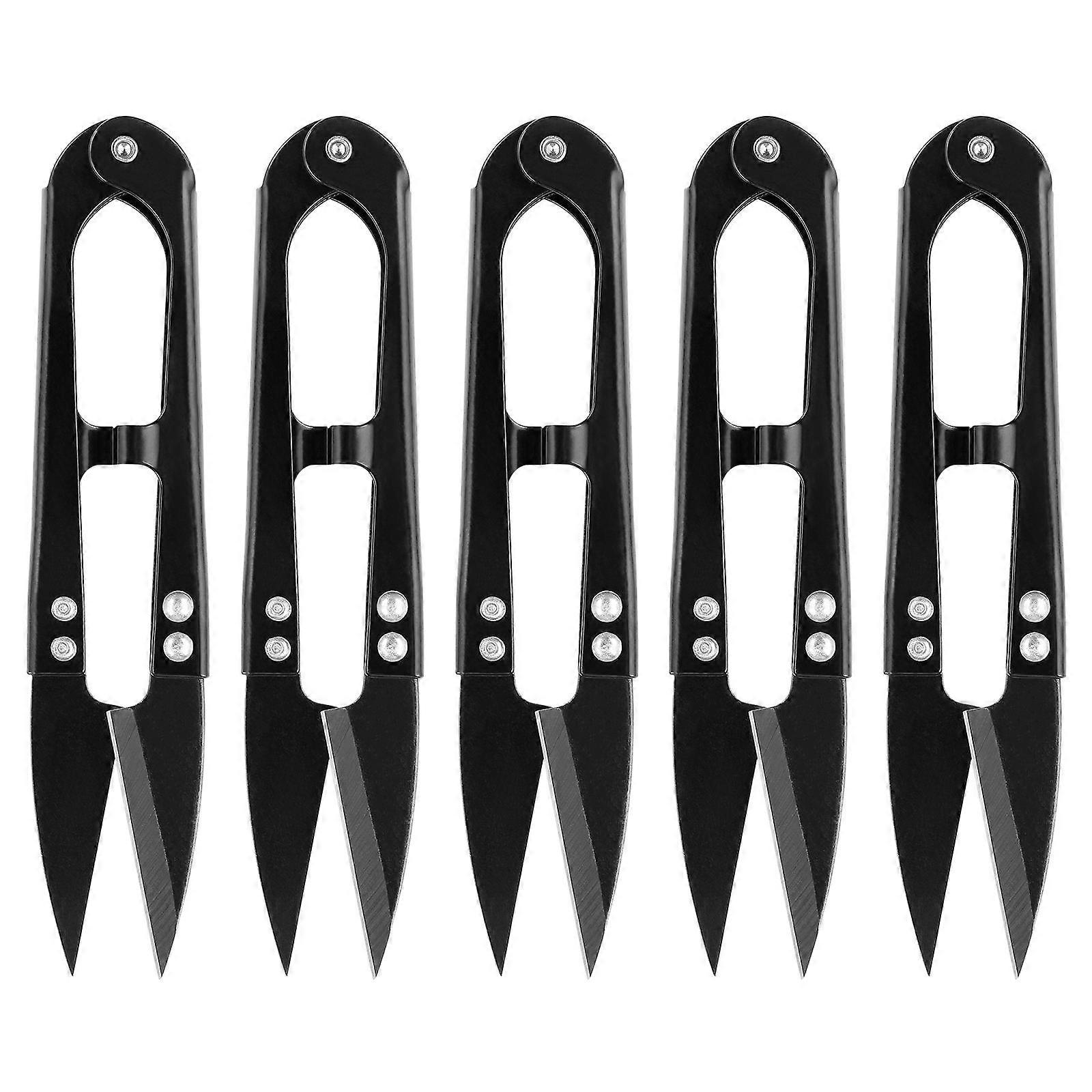 Bestomz Trimming Shears for Sewing Use 5Pcs Pack