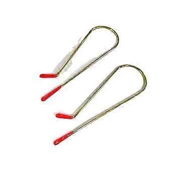 Pacote com 24 presilhas de reposição para modelador de cachos, presilhas de fixação para modelador de cachos, adequadas para uso doméstico e em salões de beleza, 1,9 cm/2,54 cm/3,2 cm/3,81 cm/4,45 cm