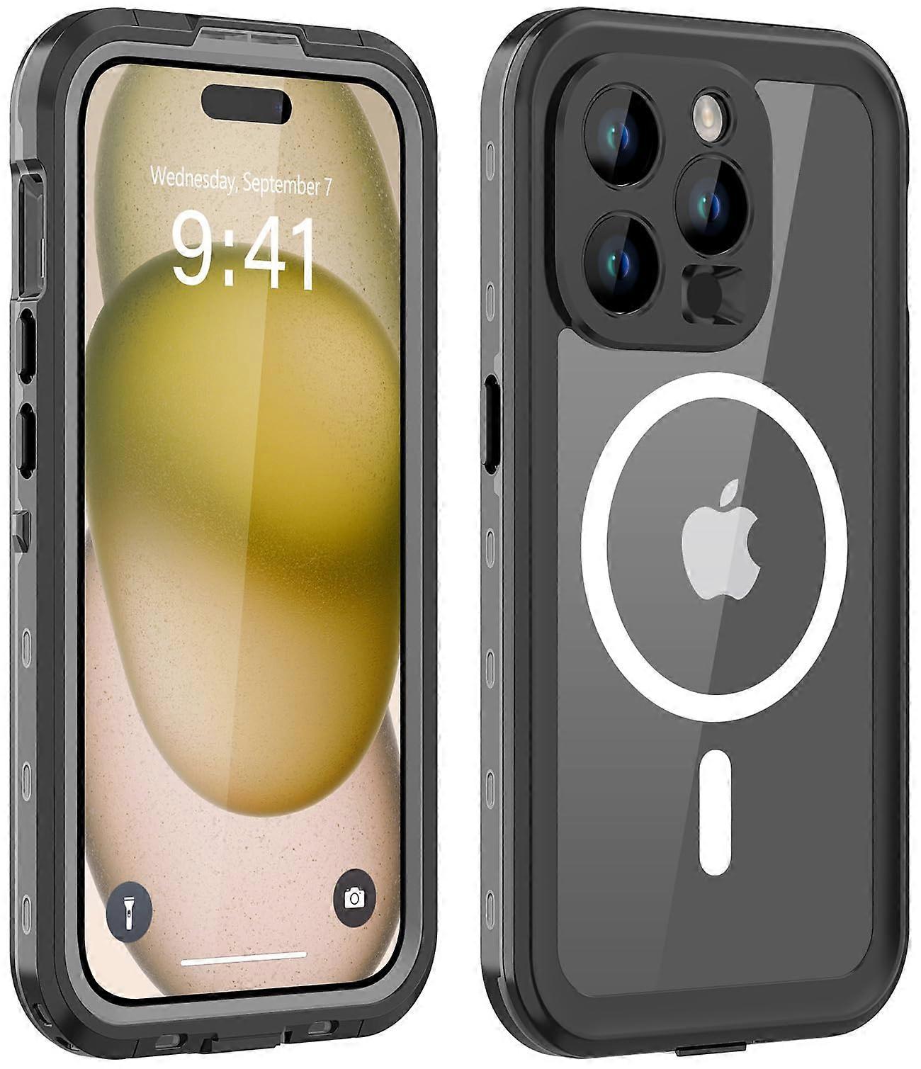 Waterproof Case Compatible with iPhone 15 Pro