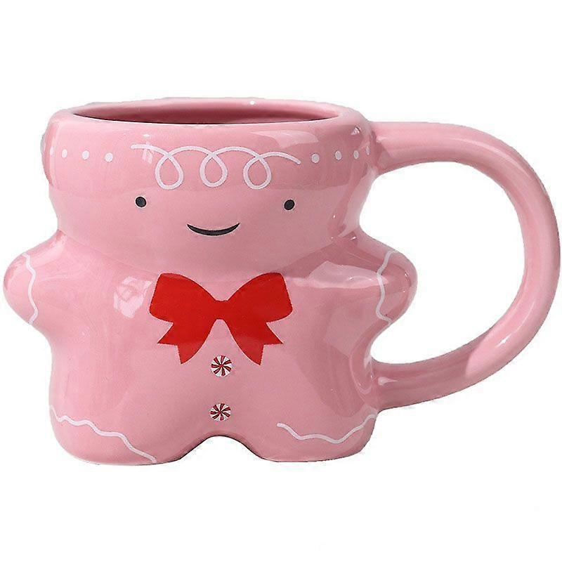 Gingerbread Man Ceramic Mug 350ml Christmas Printed Cup