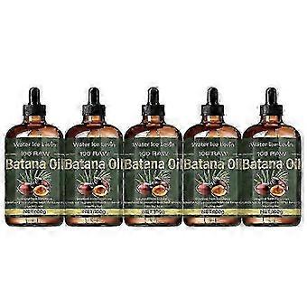 1-5X ren Batanaolja för hårväxt och reparation - Naturlig hårbehandling med vitamin E, ricin- och jojobaolja - 100 ml ZZ56