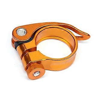 Bicicleta Seat Post Braçadeira Liga de alumínio Bicicleta Quick Release Seatpost Collar Gold 31.8mm
