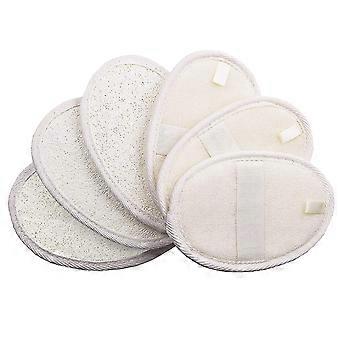 6 Packs Exfoliating Loofah Pads,loofah Sponge Scrubber Brush Close Skin For Men And Women,perfect For Bath Spa And Shower