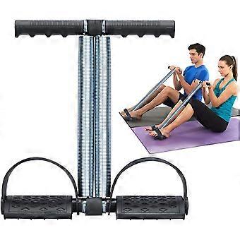 Elastische Crunches Pull Rope Pedal Widerstandsband Strong Spring Pull Rope Bauchgerät Tragbarer Heim-Fitnessgürtel Elastisch