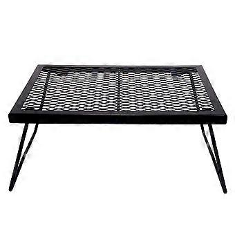 Campfire Grill Grate Folding Camp Fire Cooking Rack Foldable Over Fire Camp Grill Heavy Duty compatible with Outdoor Camping