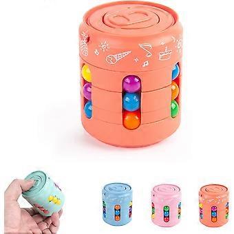Giocattoli del cubo del fagiolo magico, Fidget Cubo magico Giocattoli di decompressione Cubo magico della punta delle dita Palmare Spinning fagioli magici Puzzle Giocattoli Giochi di dita Stress Re