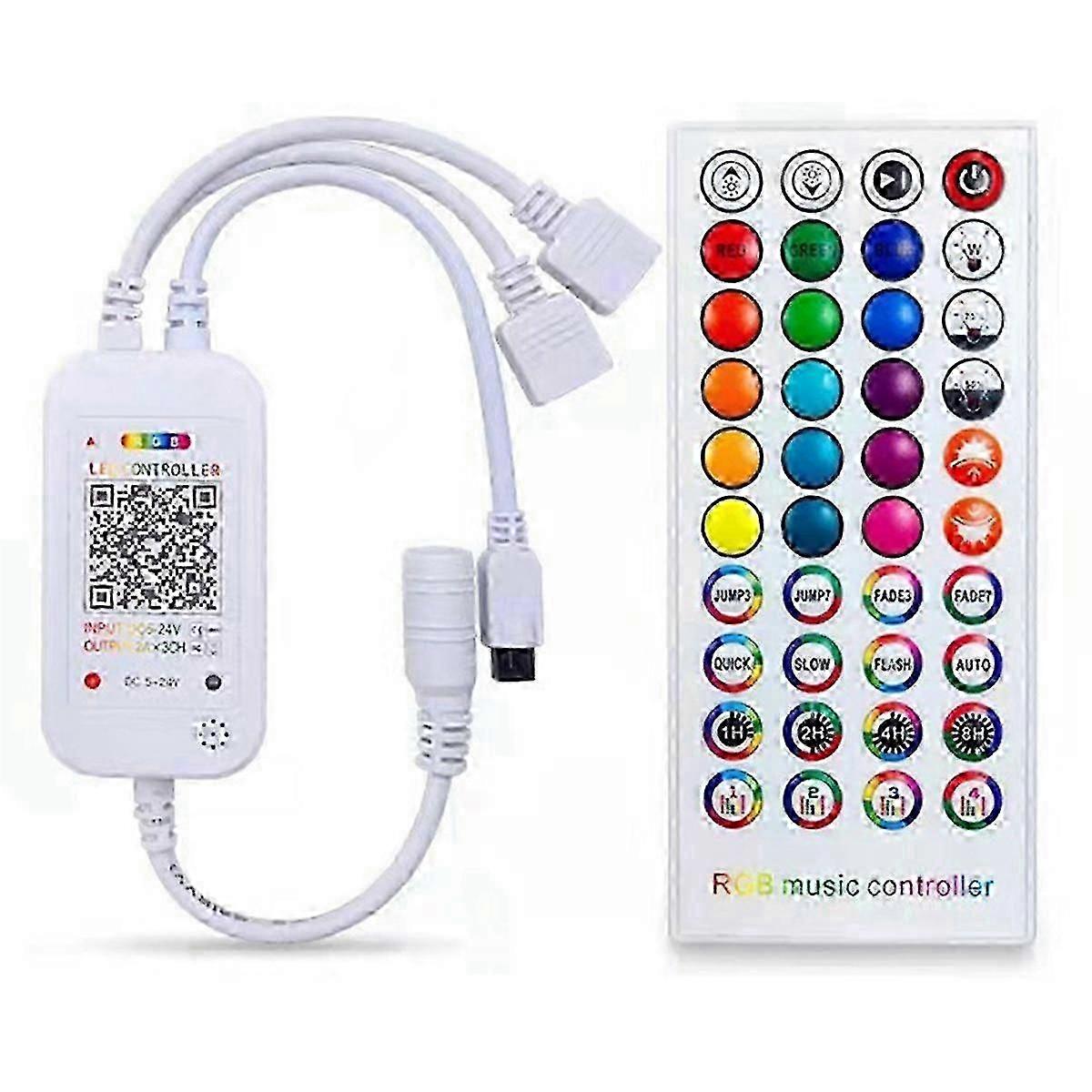 DC5-24V Bluetooth LED Controller+40 Keys Remote Control LED Controller