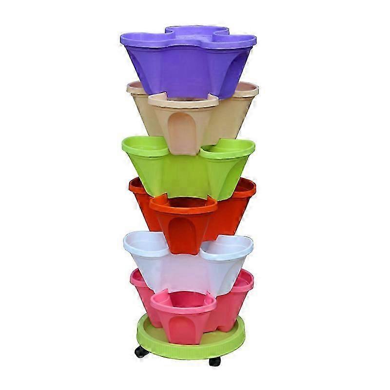Stand stacking planter