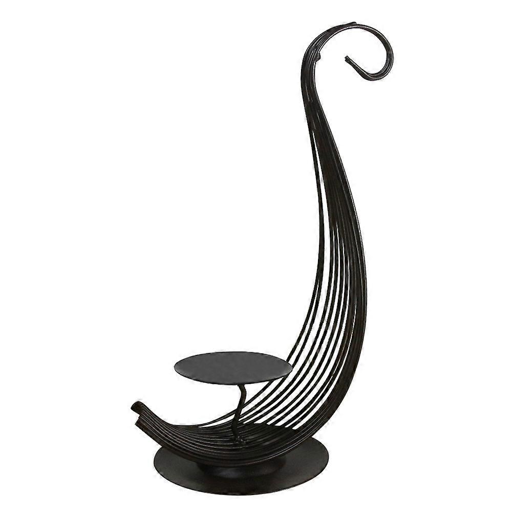 Tea Light Holder Iron Candlestick Sail Shape for Decoration
