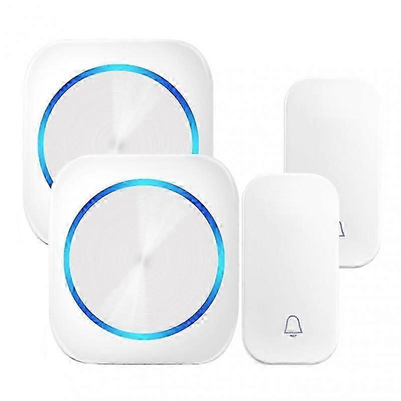 Wireless Doorbell Waterproof Memory Function Door Bell No Battery Eu Plug Smart Home