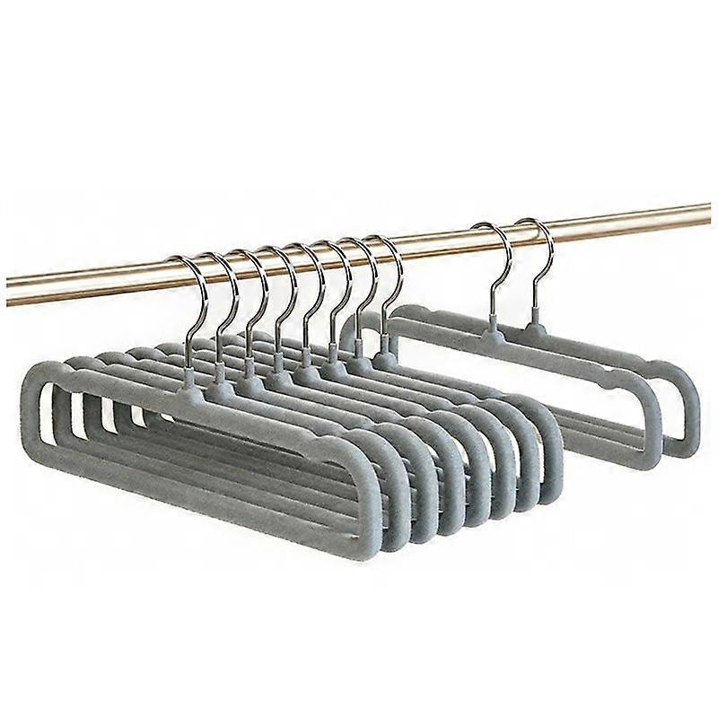 A69ebeige Plastic Pants Hanger Multifunctional Space-Saving Trouser And Clothes compatible with Efficient Cloth Drying