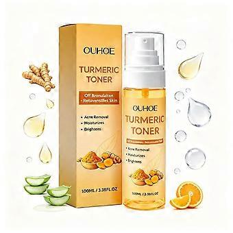 Vitamine C Kurkuma Gezichtstoner, Hydraterende Mist voor Alle Huidtypen, Diepe Hydratatie, Volle Huid, Minimaliseert Poriën & Reguleert Olieproductie 100ml