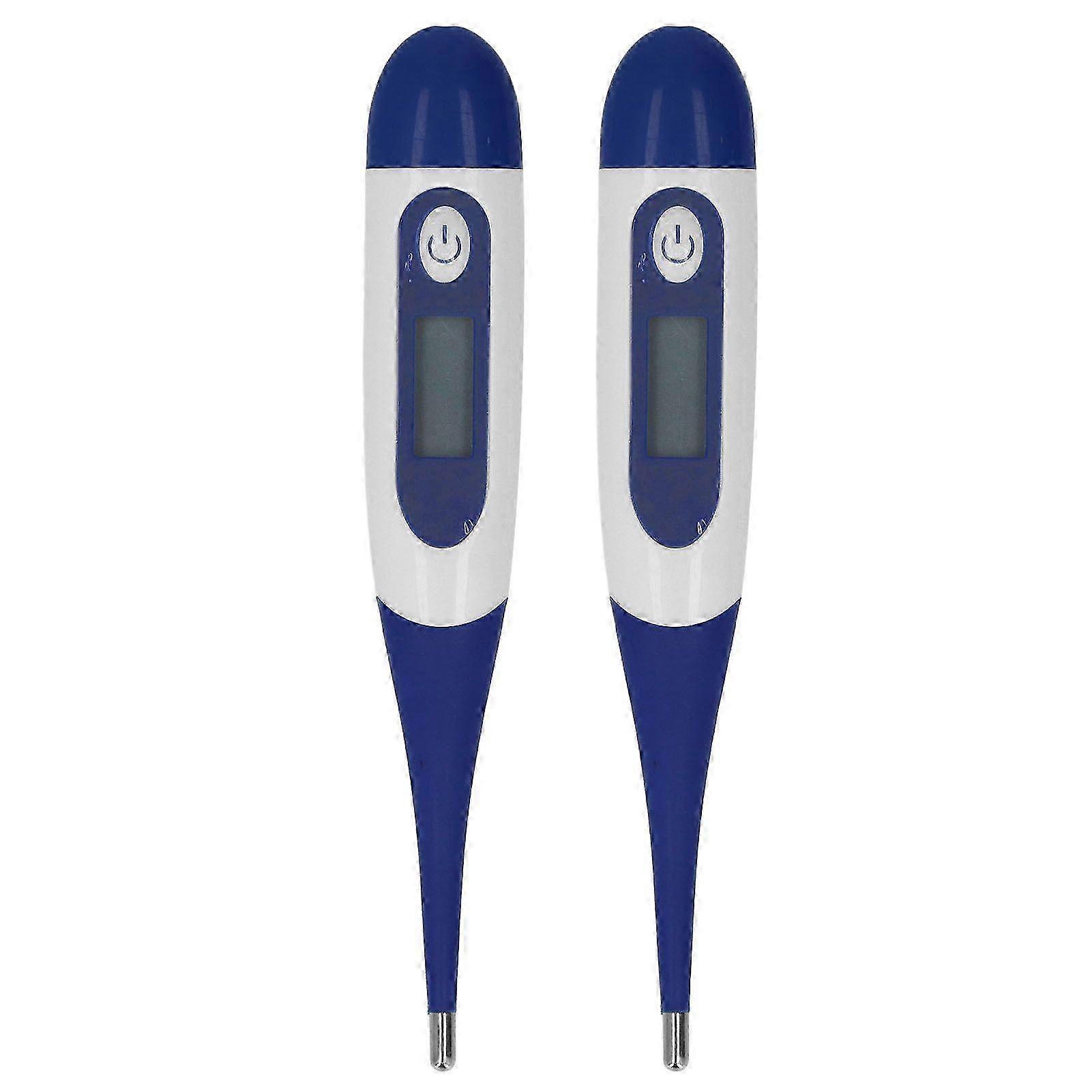 Pack Electronic Pet Thermometers, Plastic Shell, LCD Display