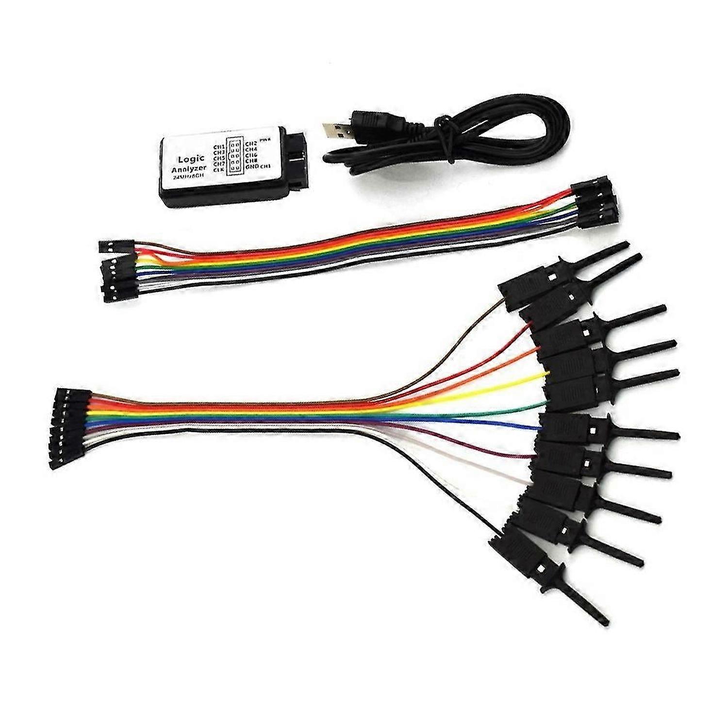 Test Hook Clip Logic Analyzer for Jumper Wire Dupont Cable