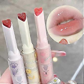 Jelly Heart Lipstick Shade 06, Long-Lasting, Moisturizing, Waterproof, Clear Gloss