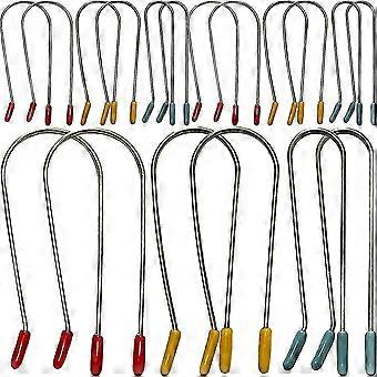 24pcs Hot Curler Clips Replacement Hot Roller Clips Rollers Securing Pin For Home Salon
