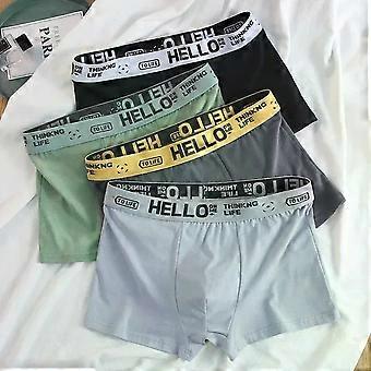 4 stk. herreundertøj herreboksershorts sexede underbukser behagelige åndbare mode drengetrusser undertøj boxershorts herre