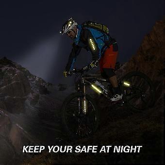 42Pcs Waterproof PET Reflective Stickers, Night Visibility Safety Warning Strips for MTB, Scooter, Helmet, Car, Motorcycle, Stroller, Wheelchair