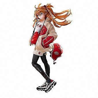 Cadeau & Verzamelobject – 23 cm PVC EVA Anime Actiefiguur Asuka Langley Soryu Evangelion Model Speelgoed met Tide Merk Kostuum Aankleedset