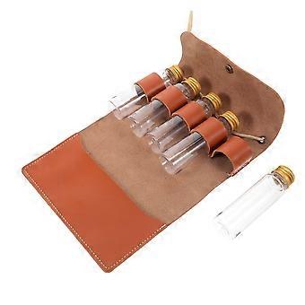 Kit di sacchetti per spezie da campeggio, set di bottiglie di vetro per conservare condimenti all'aperto, 1 set