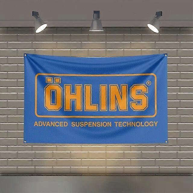 Ohlins Suspension Logo Banner/Flag VX039
