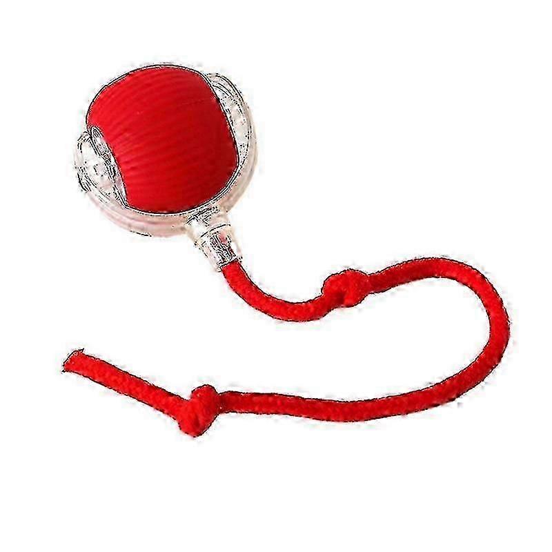Red Interactive Rolling Ball Toys with Quick Carpet Motion Activation