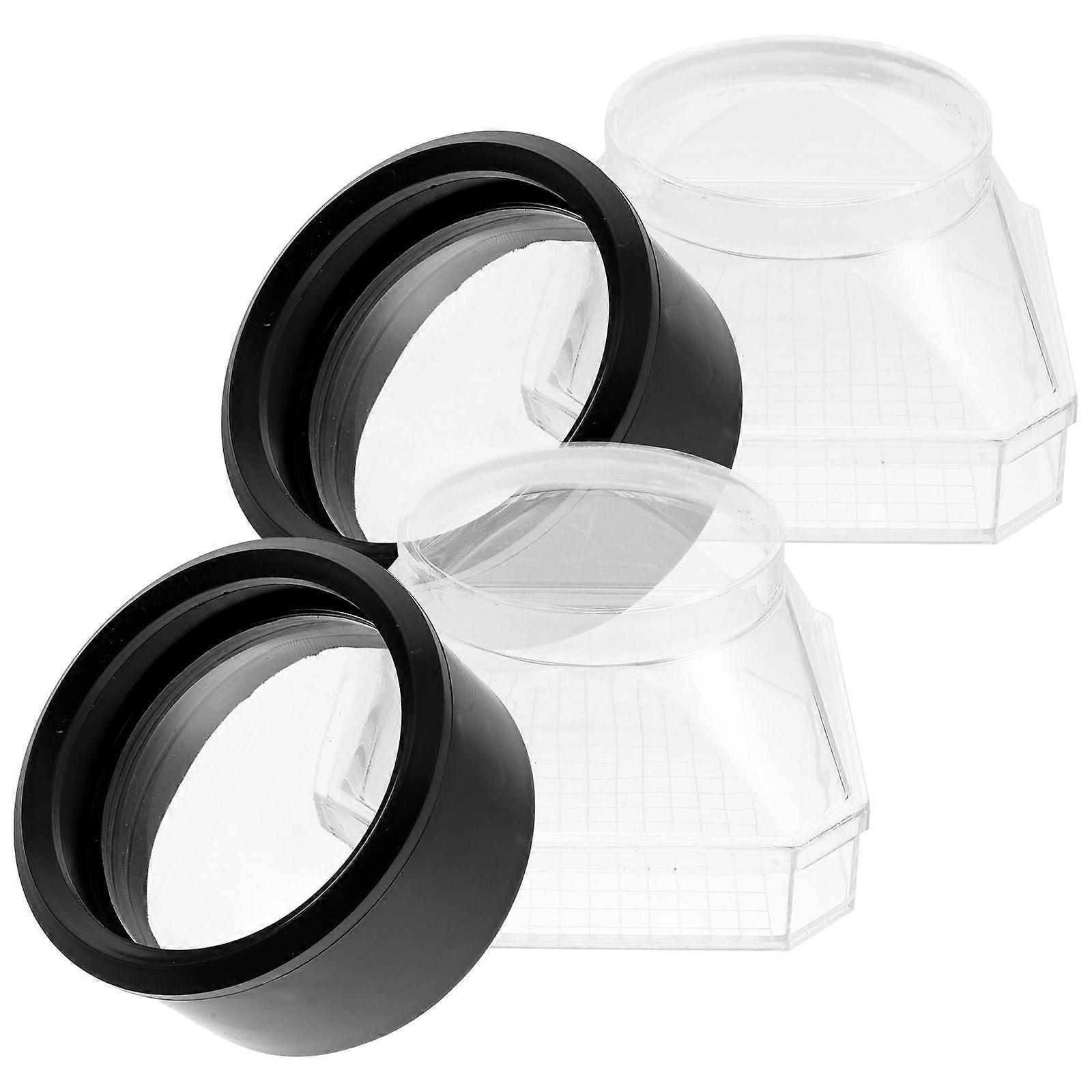 Bug Viewer Observation Box for Outdoor Use 2Pcs Insect Magnifier Case