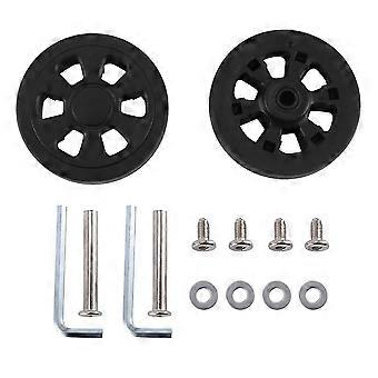 60mm X 12mm Gepäck Räder Ersatz Tragen Beständig Umweltschutz Pu Koffer Replacem