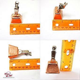 Lot de 20 clochettes de pêche Liberty et Copper Bell (2 modèles) avec clip de serrage aigle, alarme sonore pour appâts de pêche.