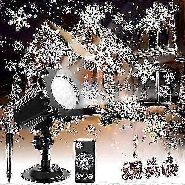 LED Projector Christmas, Snowflake Projector Light Projector Lamp