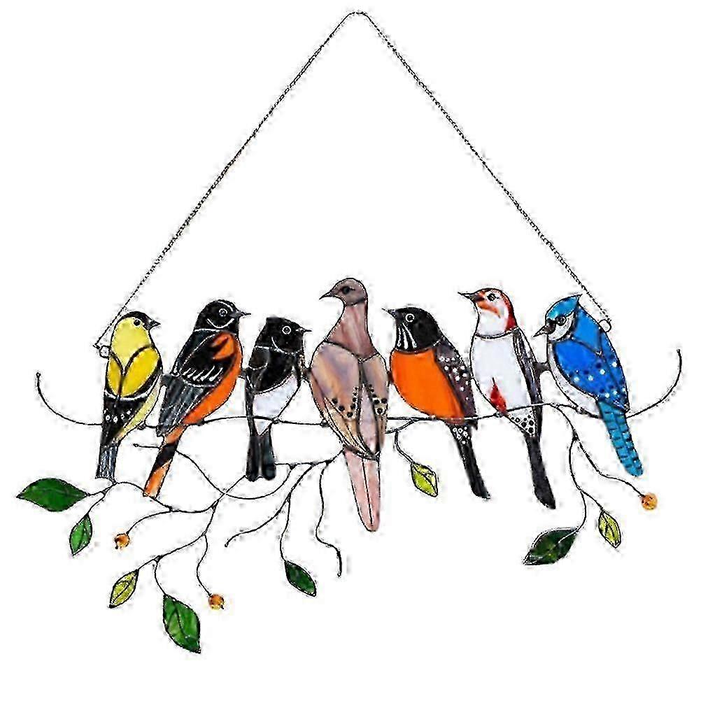 Zinc Bird Suncatcher Set For Windows