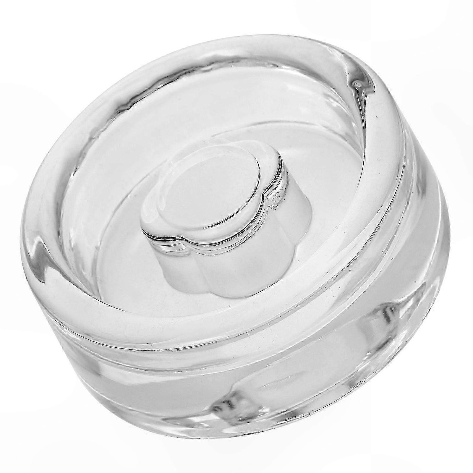 Glass Fermentation Weight with Lid compatible with Mason Jars