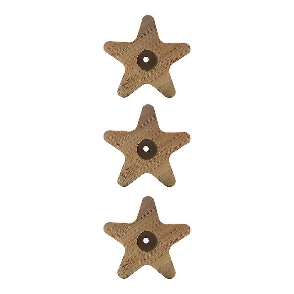 Zahnbürstenhalter aus Holz, 3er-Pack