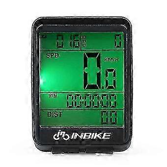 Waterproof Wireless Bike Computer - LCD Speedometer for Cycling with Rainproof Design & Multifunction