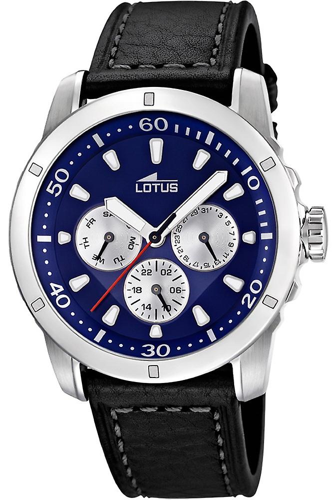 Lotus Quartz Analog Men Watch with Synthetic Leather Bracelet L15811/2