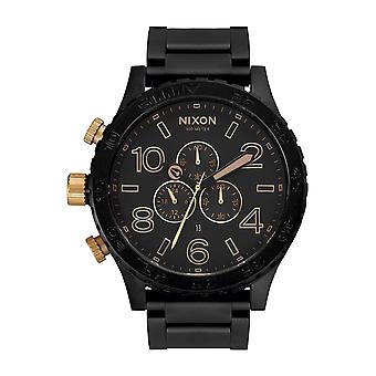 Nixon 51-30 Chrono Japanese Quartz Analog Man Watch with A0831041 Stainless Steel Bracelet