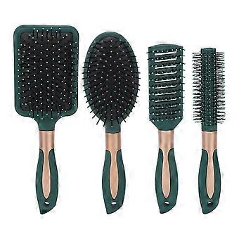 4pcs Hair Brush Comb Set, Air Massage Bristles, For Wet & Dry Hair, Suitable for All Hair Types