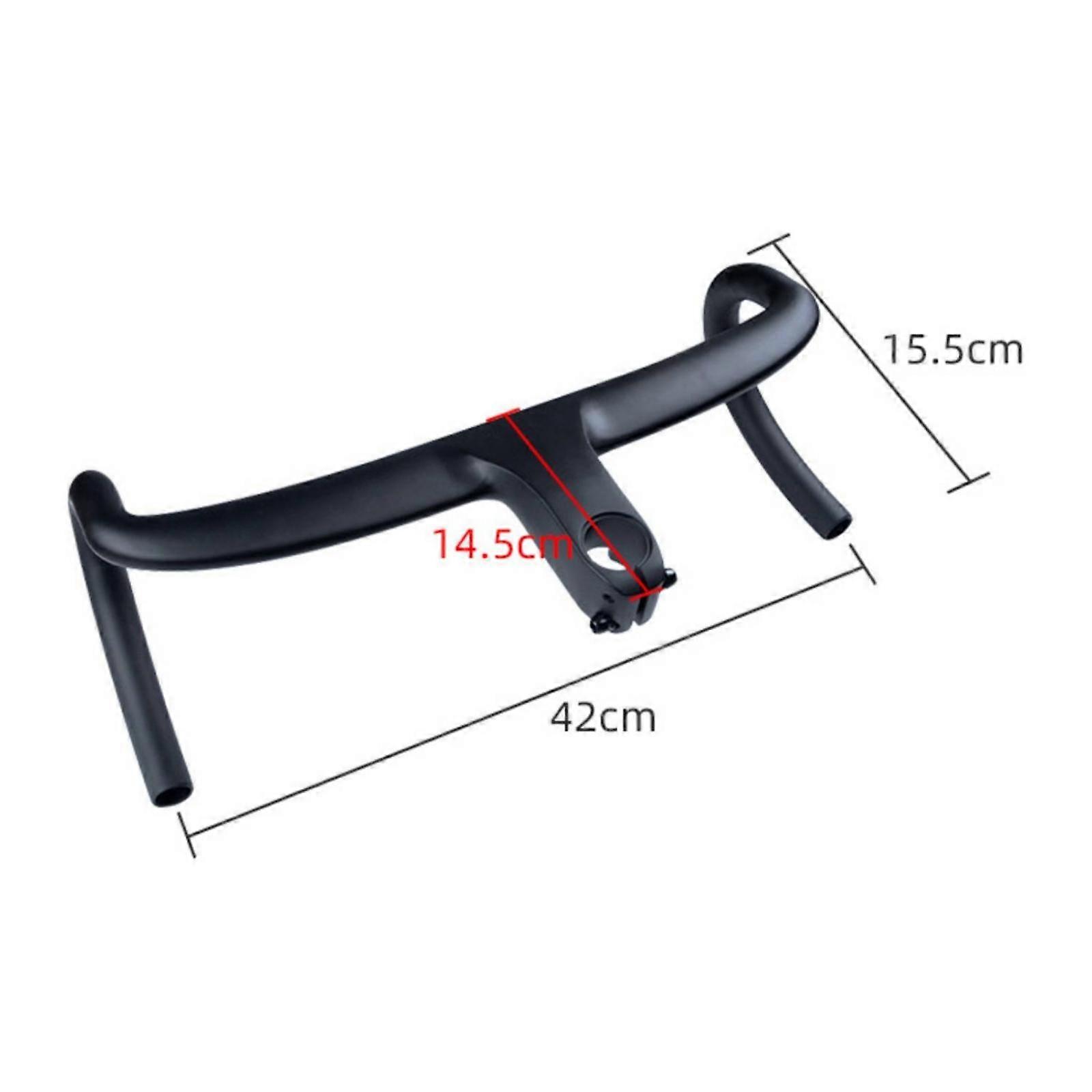Integrated Road Handlebar One-Piece Integrated Drop Handlebar Wind-Resistant