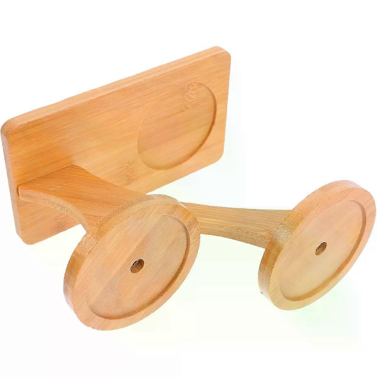 Multi Layer Bamboo Flower Pot Holder for Desktop Plant Display