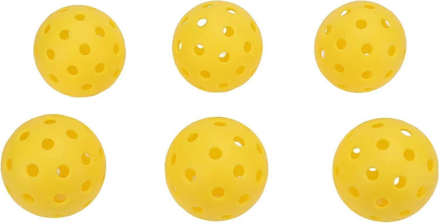 Yellow Indoor Pickleballs Durable Joint-Welded