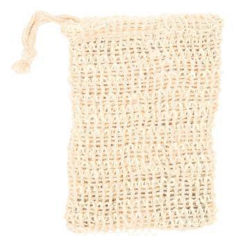 50pcs Natural Sisal Soap Bag Exfoliating Shower Bath Soap Saver Pouch Holder
