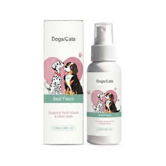 Pet Dental Care Spray 1 Box Plaque and Tartar Control Formula for Dogs on Soft Food Diets Keeps Homes Fresher When Pets Live Indoors