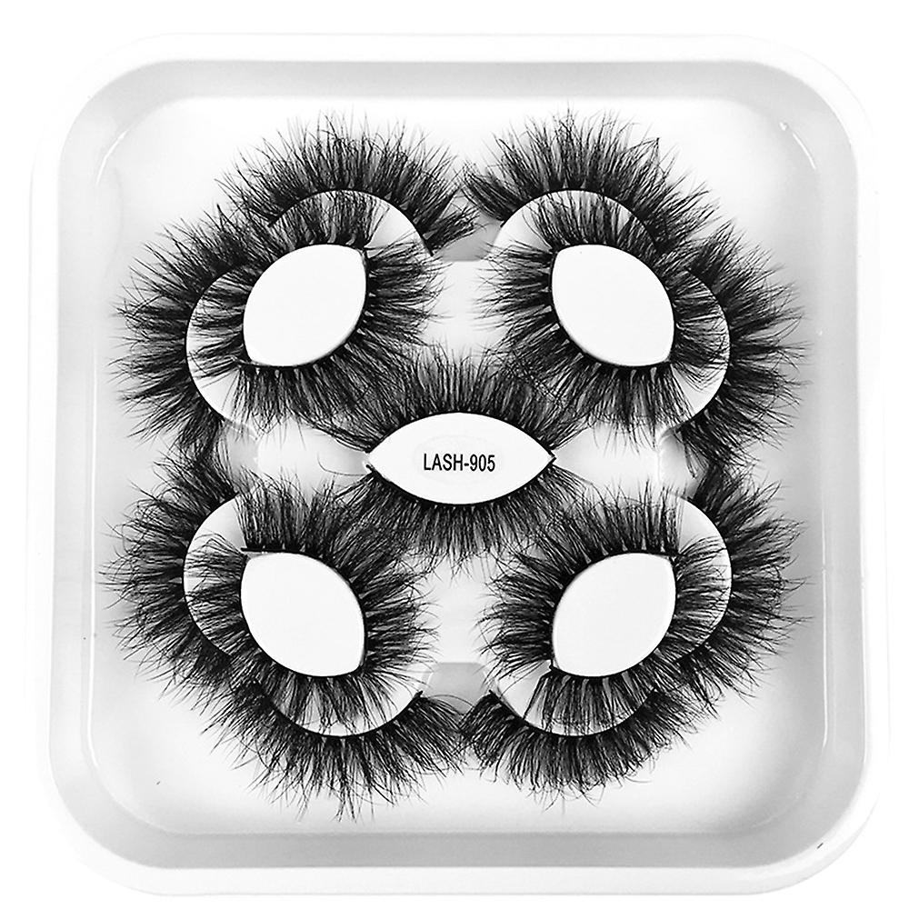 9 Pairs Individual Lash Extensions Natural Thick Volume Emulated Eyelashes Cosplay Makeup Diy Eyelashes