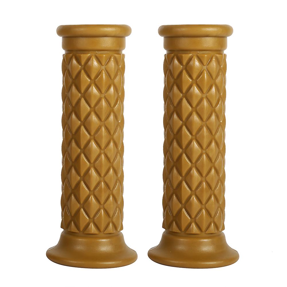 1 Pair of 7/8" 22mm Universal Rubber Motorcycle Handlebar Hand Grips Bar End Hot