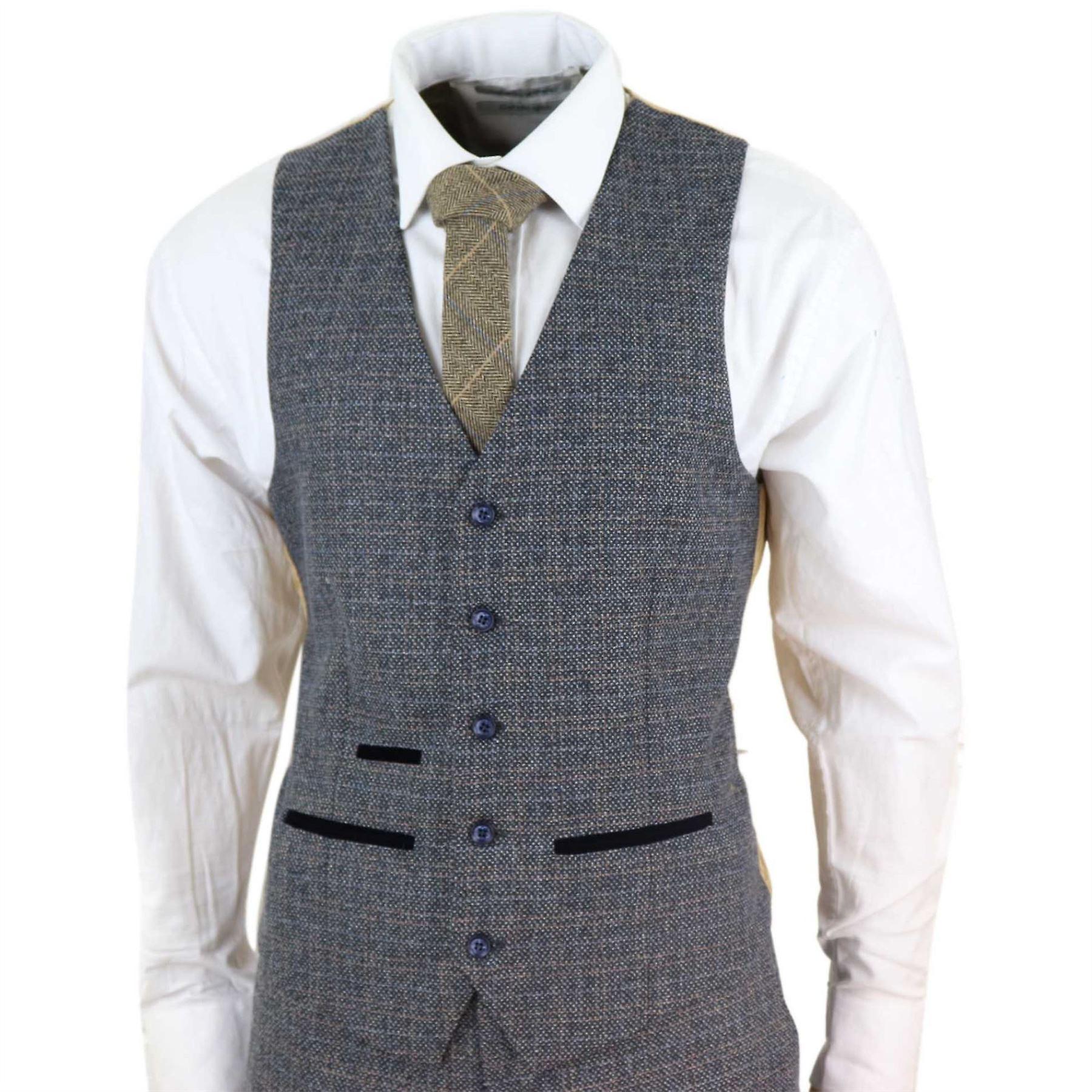 Vintage Polka Dot Slim Fit 3 Piece Men's Suit