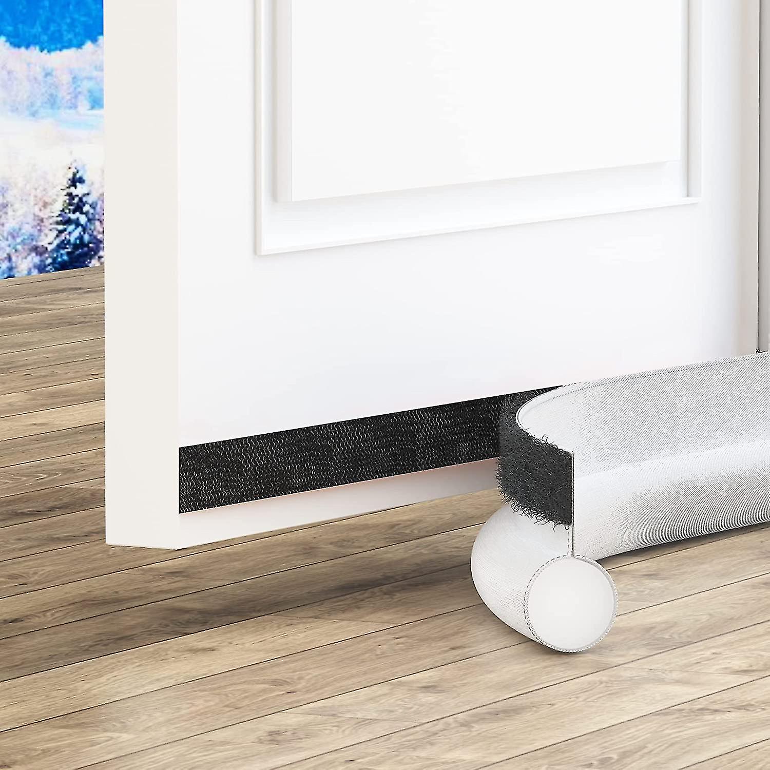 Door Draft Stopper, Adjustable Door Sweep Noise Blocker, One Sidedunder Door Draft Stopper, Sound Proof For Interior