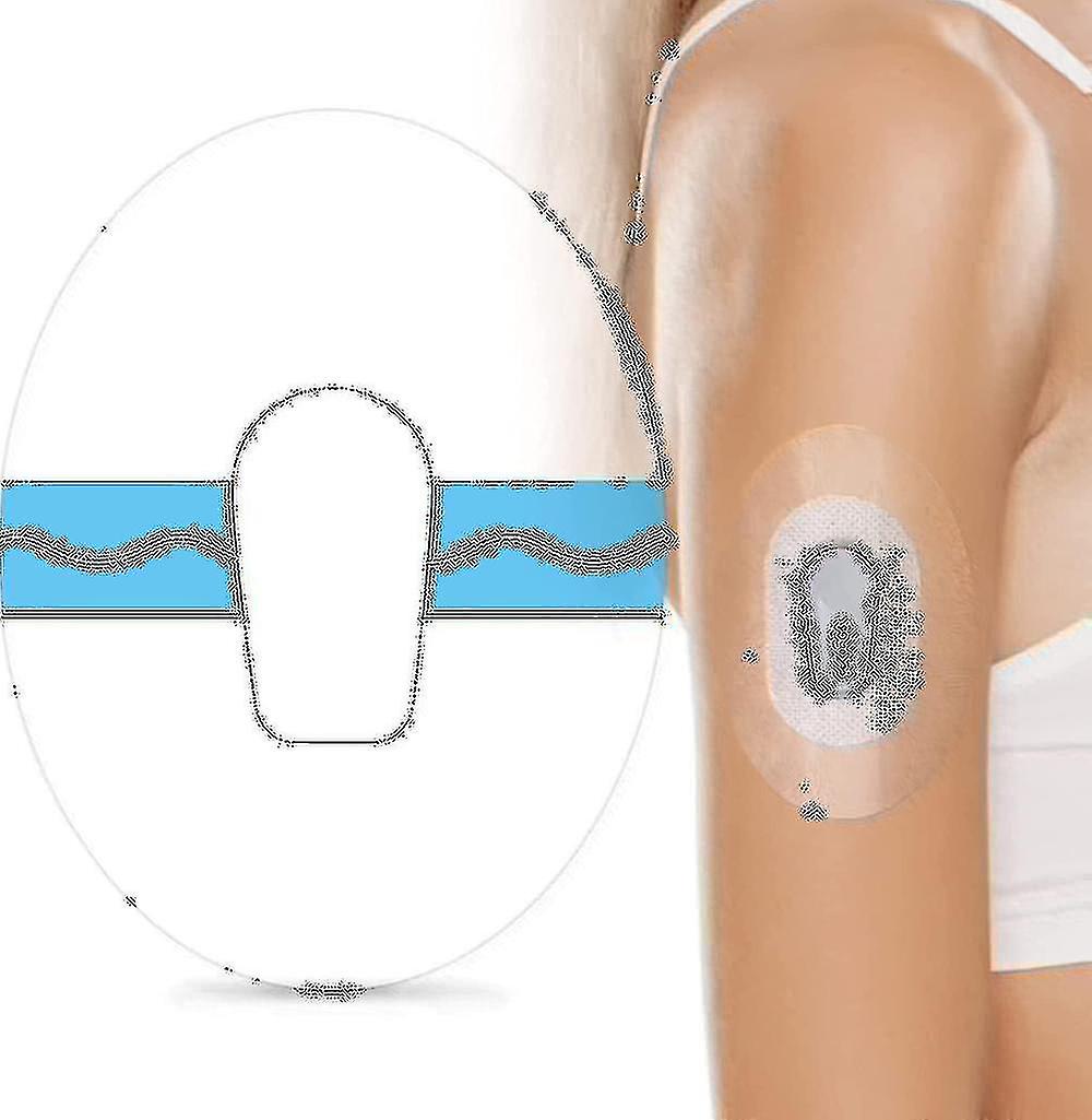 Dexcom G6 Adhesive Patches, Waterproof Patches For Dexcom G6, Premium Transparent Overpatch For G6 Sensor
